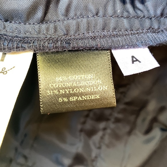 Ann Taylor Navy with black trim tuxedo style pants - Picture 9 of 10